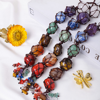 Κολιέ από κρυστάλλινο λίθο Runyangshi, ατομικά συσκευασμένο σε PP σακούλα, μοντέρνο μινιμαλιστικό στυλ