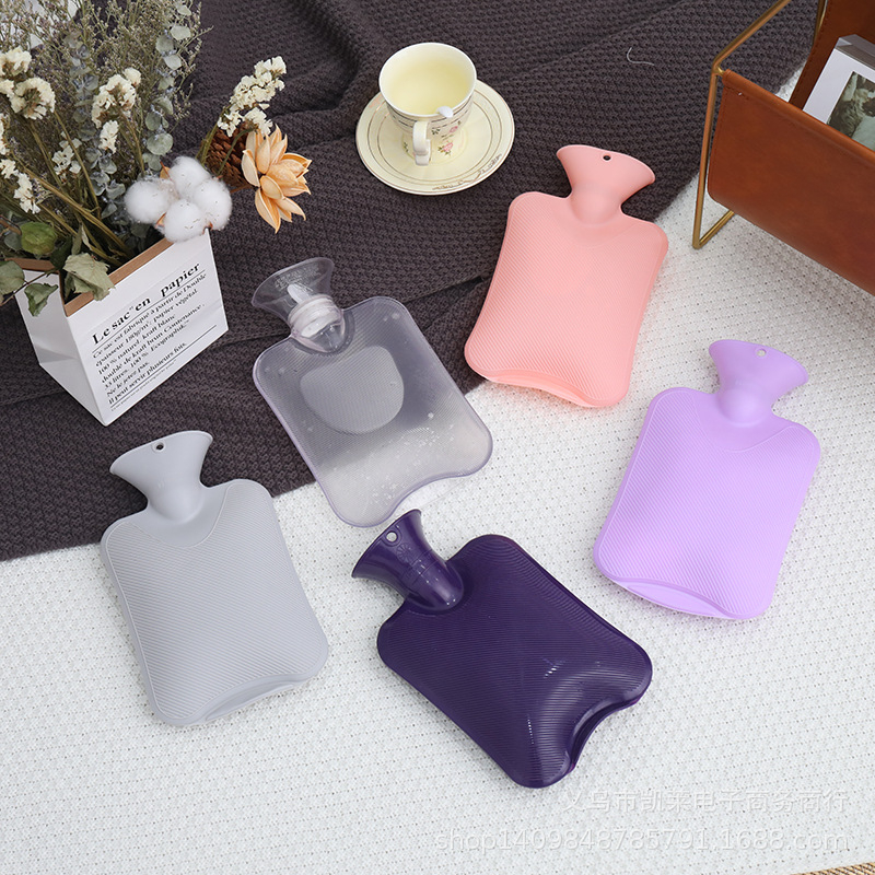 Καουτσούκ σακούλα ζεστού νερού - Friends, μοντέρνος μινιμαλιστικός σχεδιασμός (400 g, 100 τεμάχια, καουτσούκ)