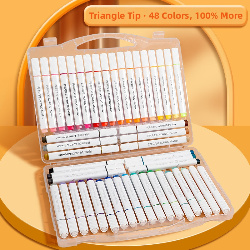 Hundred Knowledge akrila marķieris, ūdensizturīgs, graffiti un akvareļu zīmējumiem