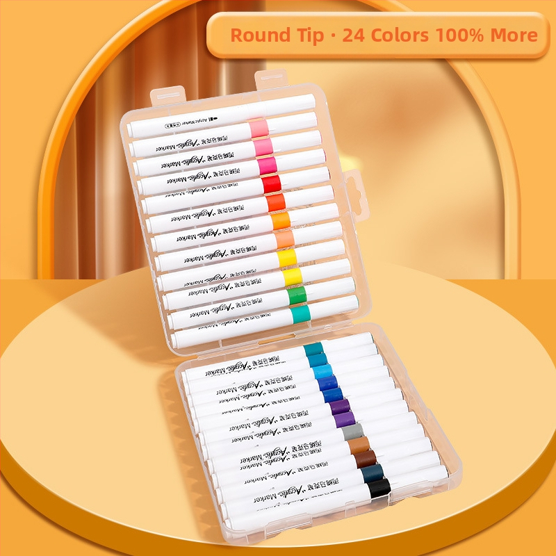 Hundred Knowledge akrila marķieris, ūdensizturīgs, graffiti un akvareļu zīmējumiem