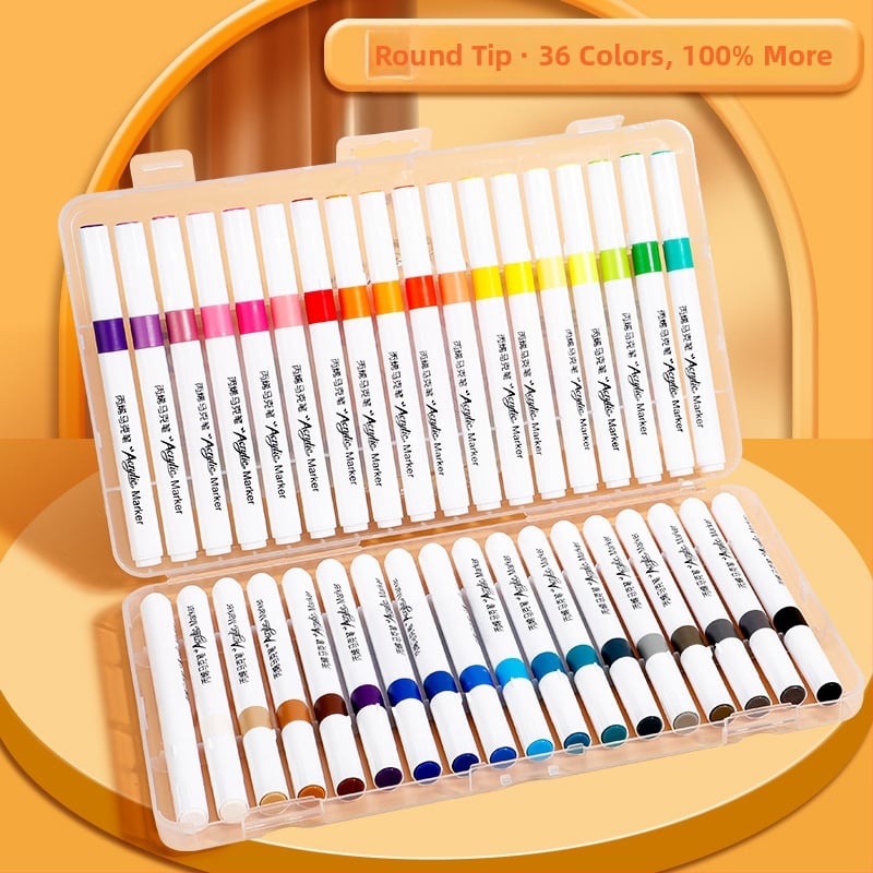 Hundred Knowledge akrila marķieris, ūdensizturīgs, graffiti un akvareļu zīmējumiem