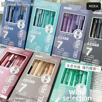 Gēla pildspalva ar plastmasas korpusu, nerūsējošā tērauda gals, neizdzēšams