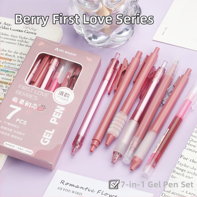 Gēla pildspalva ar plastmasas korpusu, nerūsējošā tērauda gals, neizdzēšams