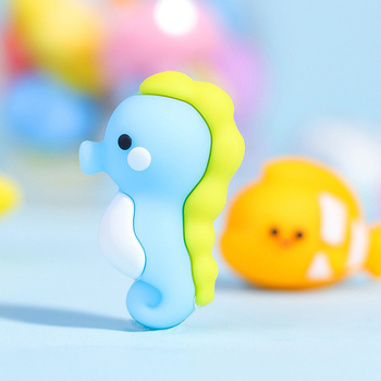 Keqijia 3D γόμα διόρθωσης με σχήμα θαλάσσιων ζώων σε κουβά, υλικό TPR, για παιδιά και μαθητές