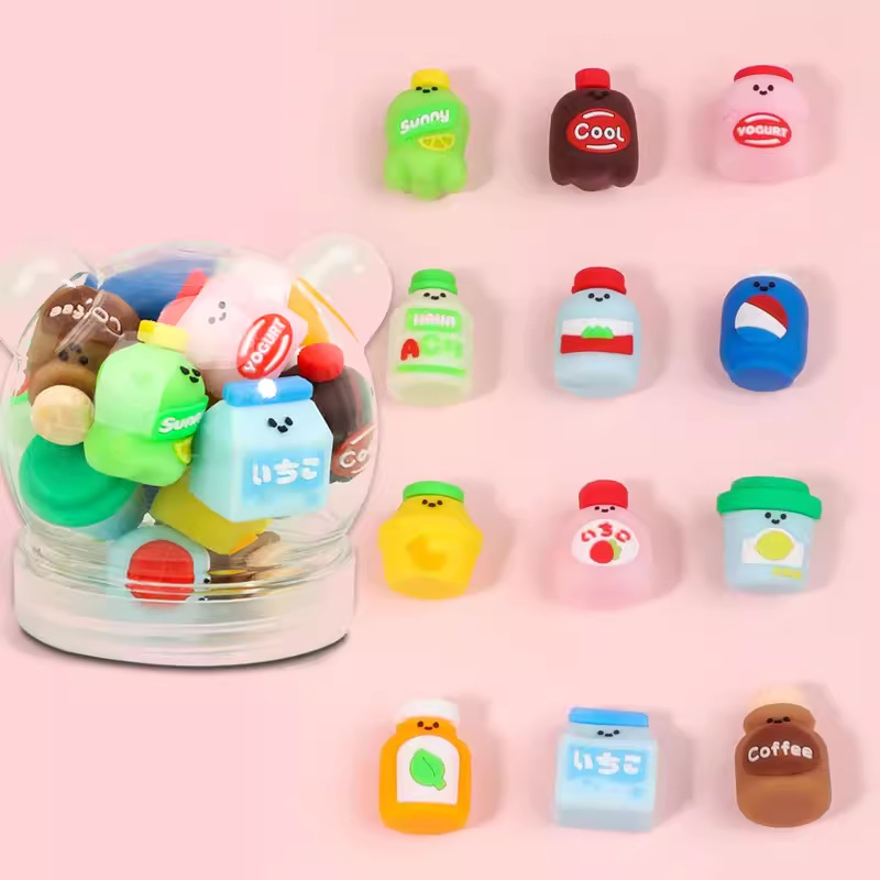 Keqijia 3D гума за корекция с форми на морски животни в кофа, TPR материал, за деца и ученици