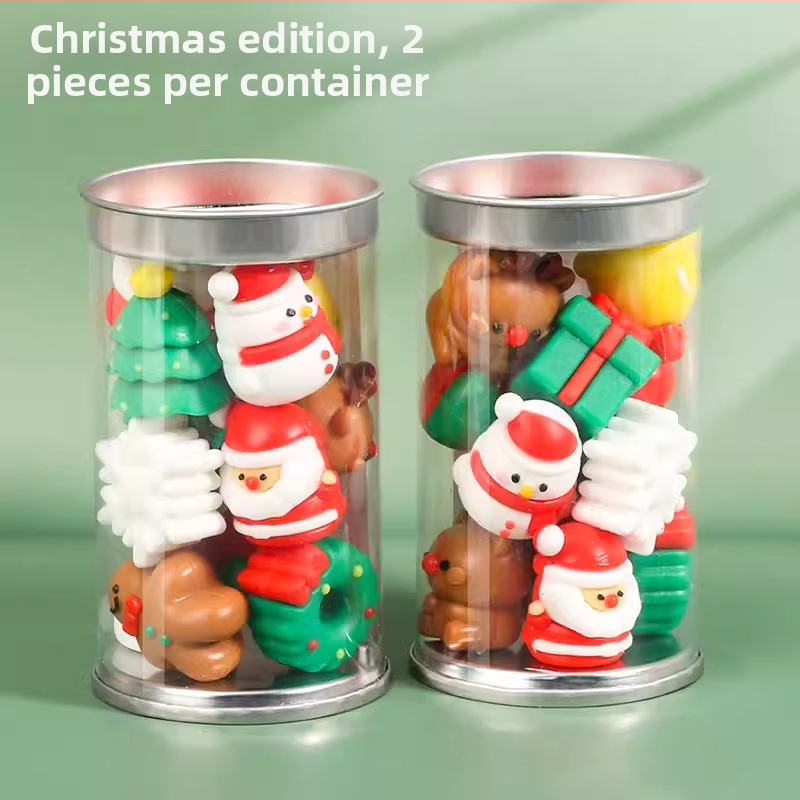 Keqijia 3D гума за корекция с форми на морски животни в кофа, TPR материал, за деца и ученици