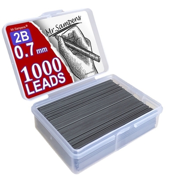 Longyi γόμωση μολυβιού μηχανικού με ρητινώδη πυρήνα, μεταλλικό περίβλημα, 2 εφεδρικές γόμισες