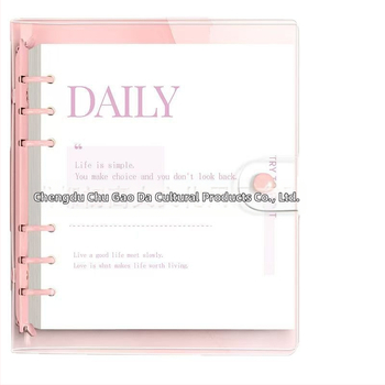 Σημειωματάριο με PVC εξώφυλλο, δέσιμο loose-leaf, χαρτί 80 g/m², XFYP, δημιουργικές τάσεις