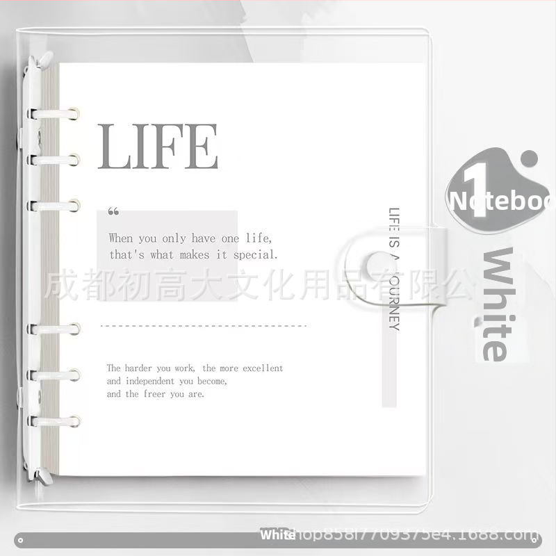 Bilježnica s PVC koricama, veza na listove (loose-leaf), papir 80 g/m², XFYP, kreativni trendovi