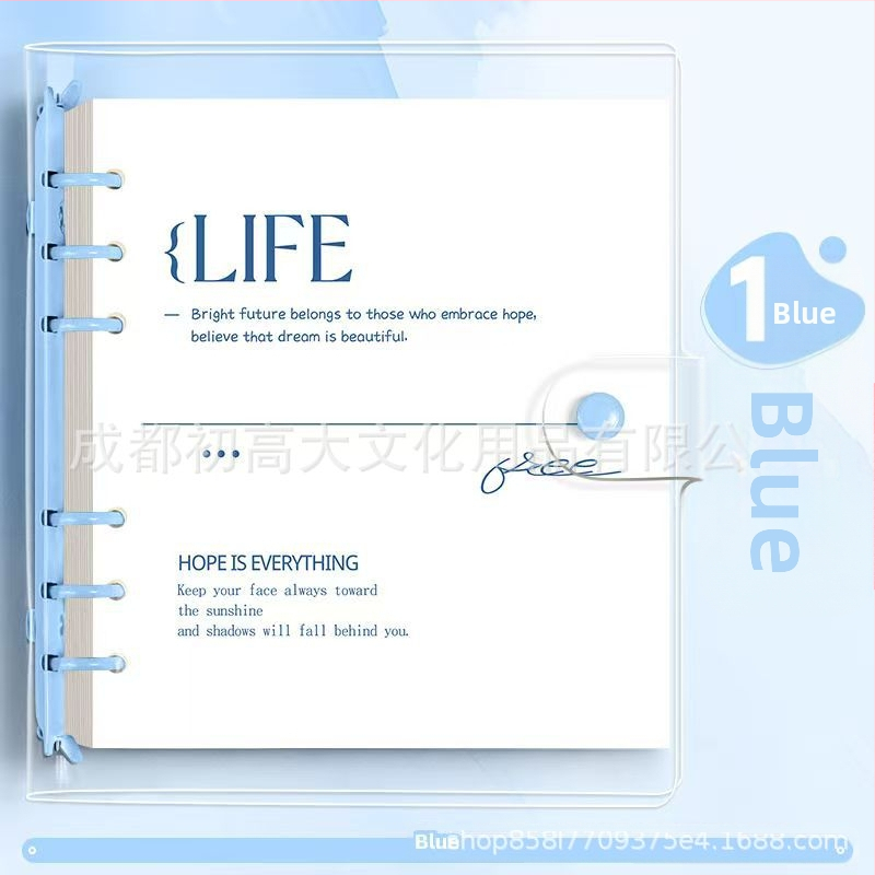 Bilježnica s PVC koricama, veza na listove (loose-leaf), papir 80 g/m², XFYP, kreativni trendovi