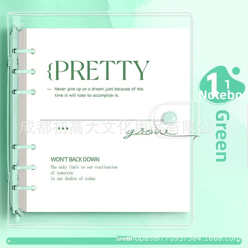 Bilježnica s PVC koricama, veza na listove (loose-leaf), papir 80 g/m², XFYP, kreativni trendovi