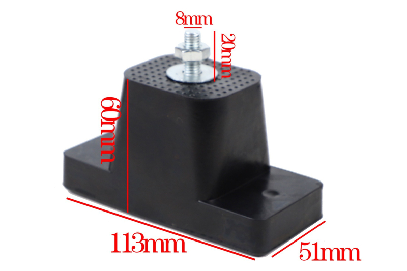 Подложка за ударопоглъщане на външен блок на климатик – гума, универсална, модел KT-A, висококачествена