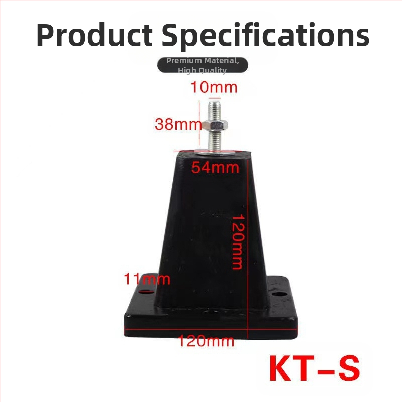 Подложка за ударопоглъщане на външен блок на климатик – гума, универсална, модел KT-A, висококачествена
