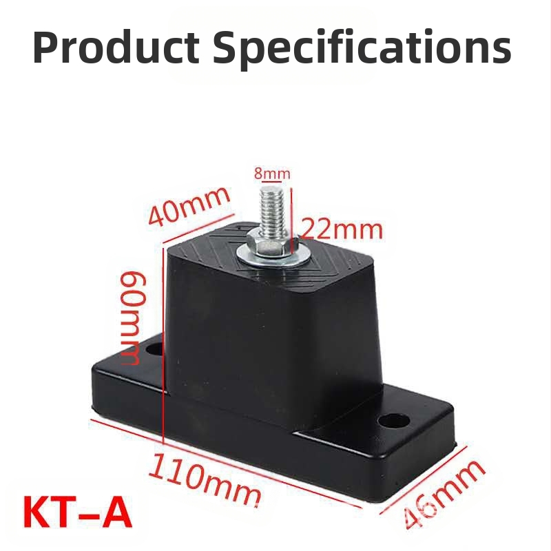 Подложка за ударопоглъщане на външен блок на климатик – гума, универсална, модел KT-A, висококачествена