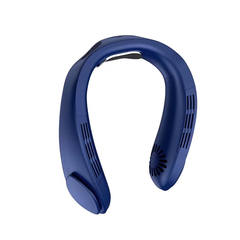 Ventilator mini pentru gât fără palete, baterie încorporată de 4000 mAh, încărcare USB, 3 viteze, motor brushless, zgomot sub 36 dB