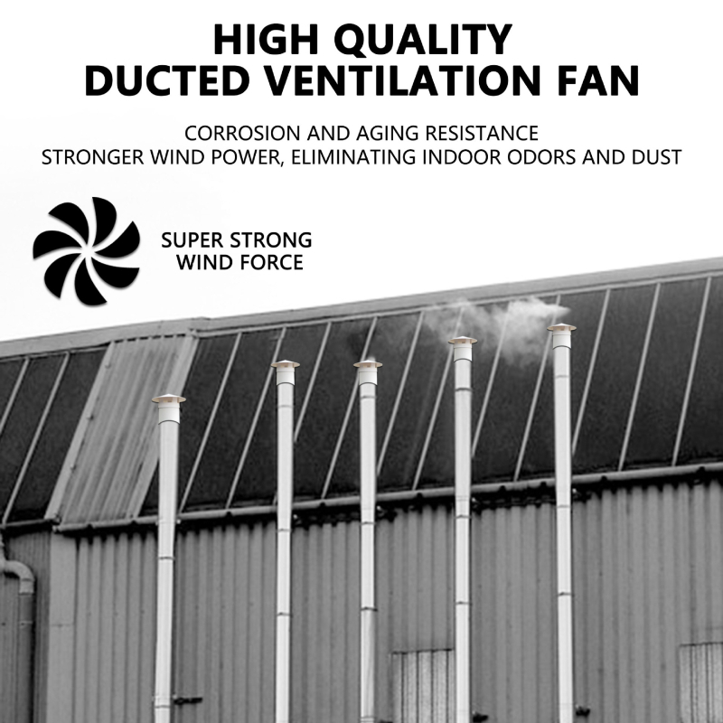 12V tiho ispušni ventilator za ventilaciju, plastično kućište, usmjeren protok zraka naprijed