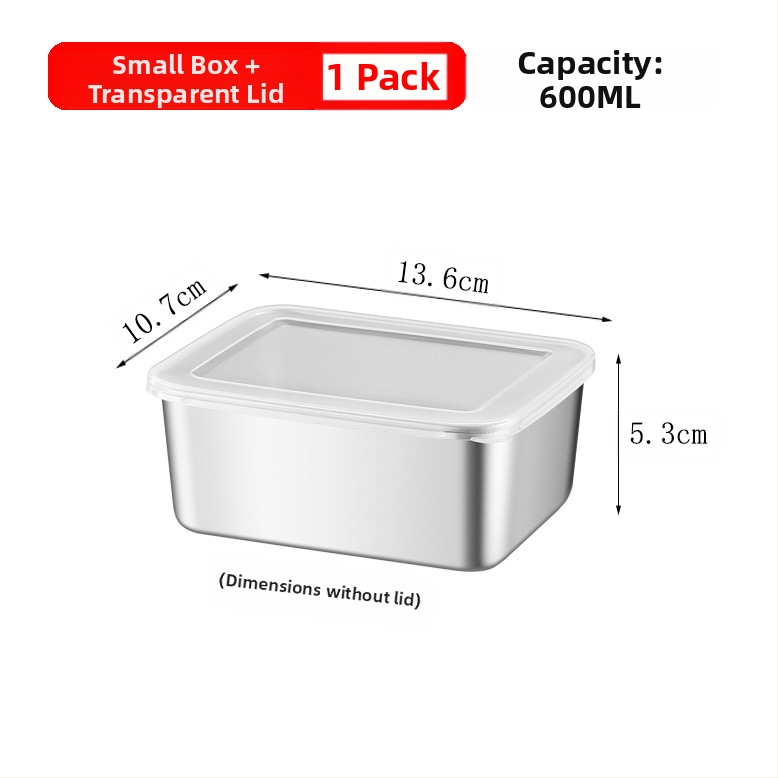 Nerūdijančio plieno kvadratinė lėkštė su dangčiu – patvari serviravimo ir laikymo talpa, elektrolyzinis paviršius, galimybė spausdinti logotipą