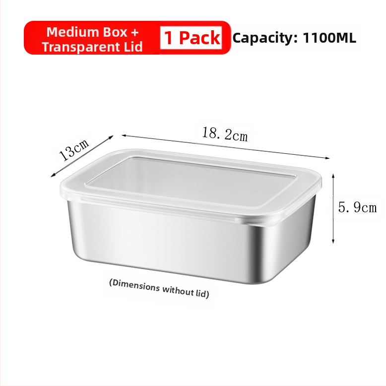 Nerūdijančio plieno kvadratinė lėkštė su dangčiu – patvari serviravimo ir laikymo talpa, elektrolyzinis paviršius, galimybė spausdinti logotipą