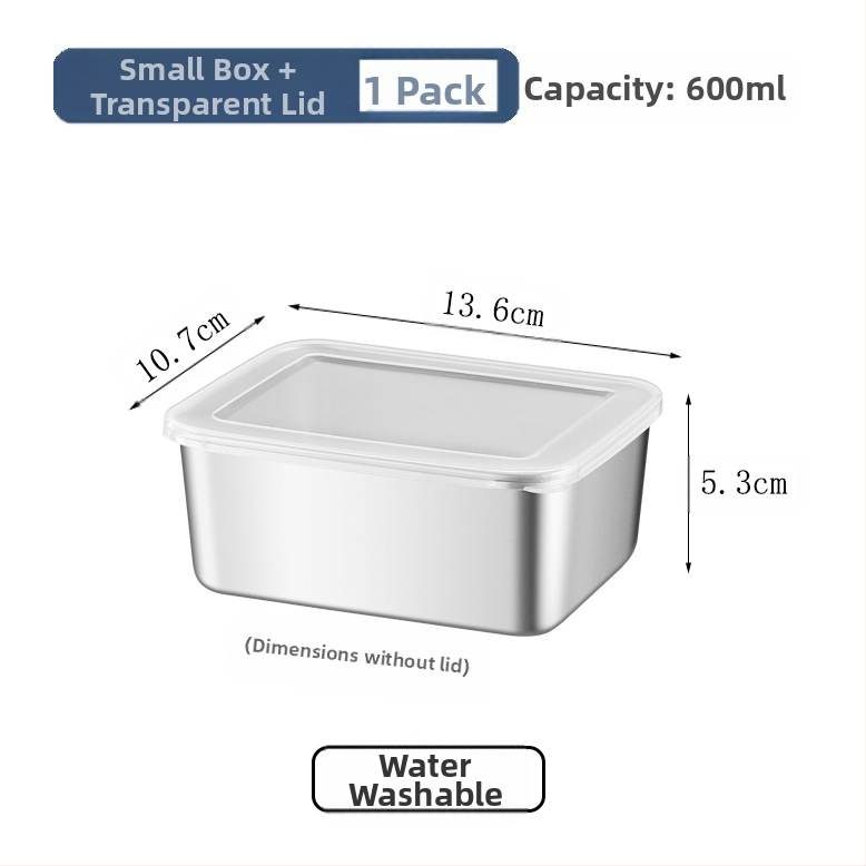 Nerūdijančio plieno kvadratinė lėkštė su dangčiu – patvari serviravimo ir laikymo talpa, elektrolyzinis paviršius, galimybė spausdinti logotipą