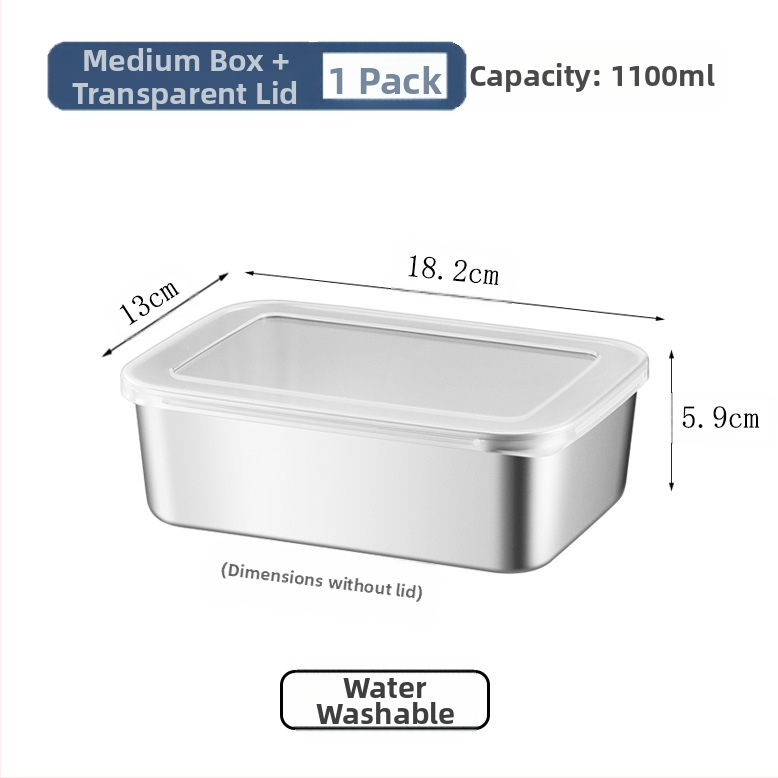 Nerūdijančio plieno kvadratinė lėkštė su dangčiu – patvari serviravimo ir laikymo talpa, elektrolyzinis paviršius, galimybė spausdinti logotipą