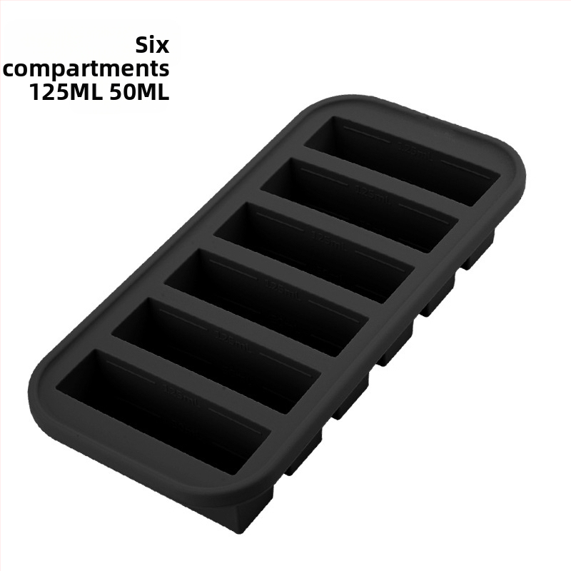 Силиконова форма за лед с капак – 500 ml, бързо замразяване, лесно изваждане, кутия за съхранение на храна