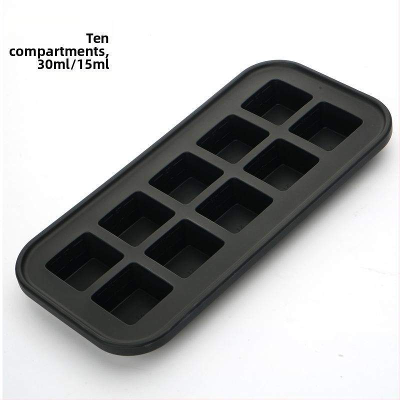 Силиконова форма за лед с капак – 500 ml, бързо замразяване, лесно изваждане, кутия за съхранение на храна