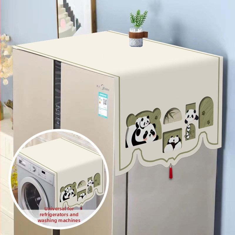 Set universal de protecție împotriva prafului pentru electrocasnice — fibre de poliester, stil modern minimalist, pentru frigider, mașină de spălat și cuptor cu microunde