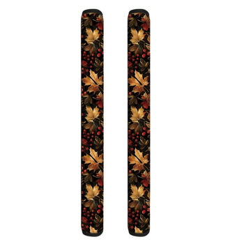 FORU Γάντια για λαβές πόρτας με εκτύπωση φύλλου σφενδάμου, πολυεστέρας, σετ δύο τεμαχίων, προσαρμοσόμενο