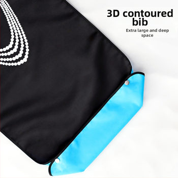 Μπιμπ φαγητού για ηλικιωμένους — αδιάβροχο, ανθεκτικό σε λαδώσεις, σατέν/PU ύφασμα, πολυεστέρας, ποικιλία σχεδίων