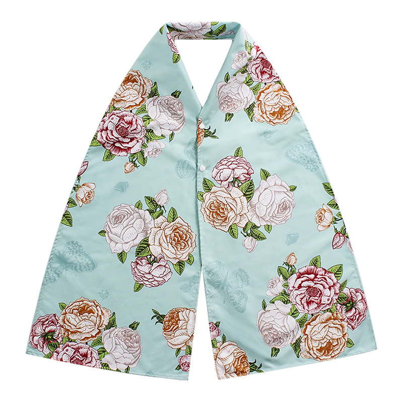 Prosopel saliva pentru copii - impermeabil, rezistent la murdărie, poliester, imprimeu floral, pentru copii 8+ ani, Brand Super Fanshengya