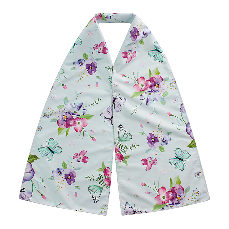 Prosopel saliva pentru copii - impermeabil, rezistent la murdărie, poliester, imprimeu floral, pentru copii 8+ ani, Brand Super Fanshengya