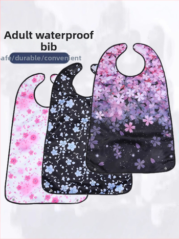 Παιδική σαλιάρα με διπλό στρώμα, εκτυπωμένο σχέδιο, αδιάβροχη και ανθεκτική στη βρωμιά, πολυεστέρας.