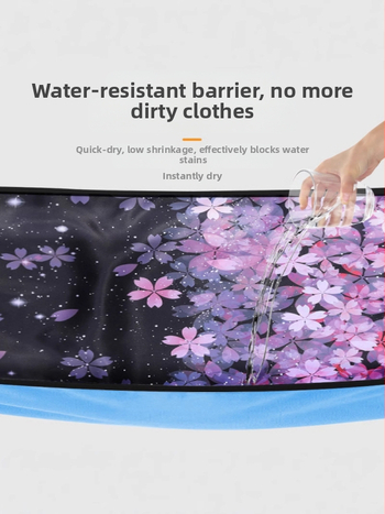 Παιδική σαλιάρα με διπλό στρώμα, εκτυπωμένο σχέδιο, αδιάβροχη και ανθεκτική στη βρωμιά, πολυεστέρας.