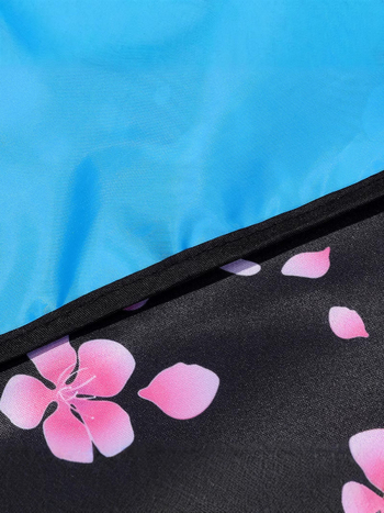 Παιδική σαλιάρα με διπλό στρώμα, εκτυπωμένο σχέδιο, αδιάβροχη και ανθεκτική στη βρωμιά, πολυεστέρας.