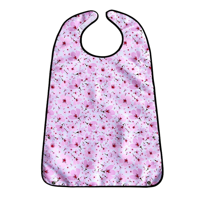 Bib pentru copii, design dublu-strat imprimat, impermeabil și rezistent la murdărire, din poliester.