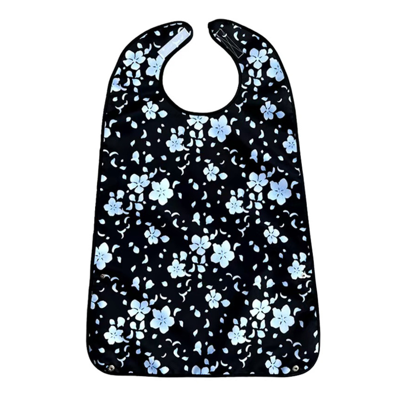 Bib pentru copii, design dublu-strat imprimat, impermeabil și rezistent la murdărire, din poliester.