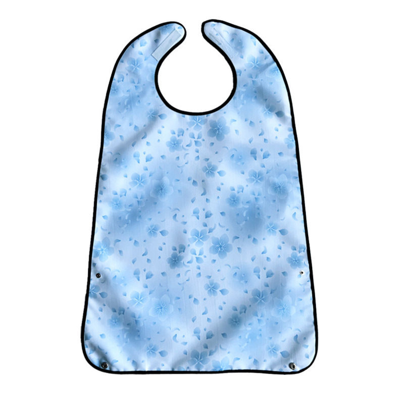 Bib pentru copii, design dublu-strat imprimat, impermeabil și rezistent la murdărire, din poliester.