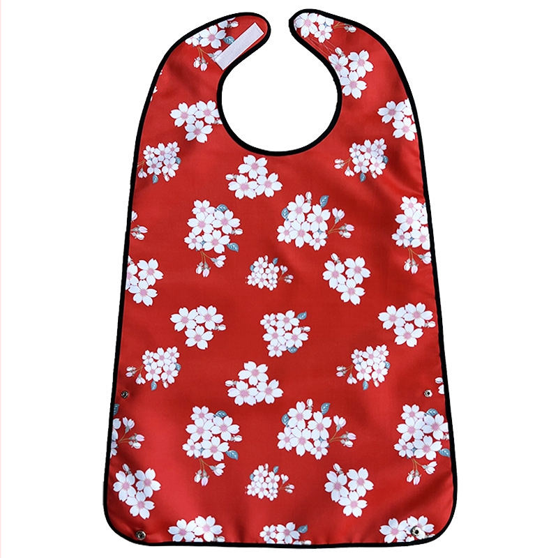 Bib pentru copii, design dublu-strat imprimat, impermeabil și rezistent la murdărire, din poliester.