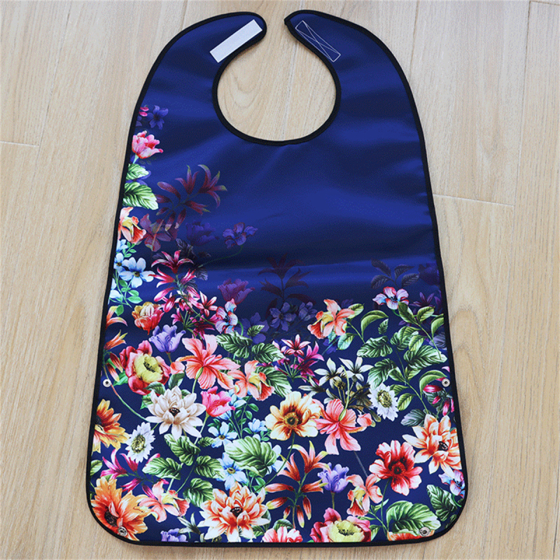 Bib pentru copii, design dublu-strat imprimat, impermeabil și rezistent la murdărire, din poliester.