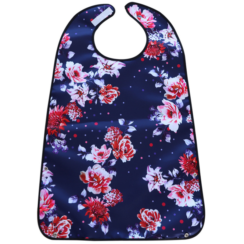 Bib pentru copii, design dublu-strat imprimat, impermeabil și rezistent la murdărire, din poliester.