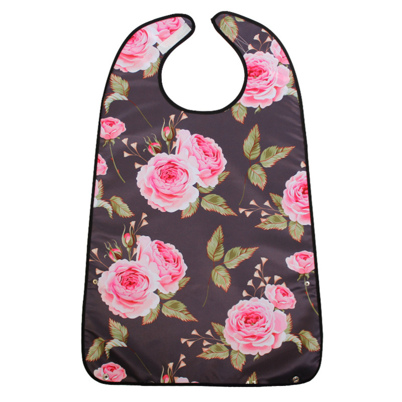 Bib pentru copii, design dublu-strat imprimat, impermeabil și rezistent la murdărire, din poliester.