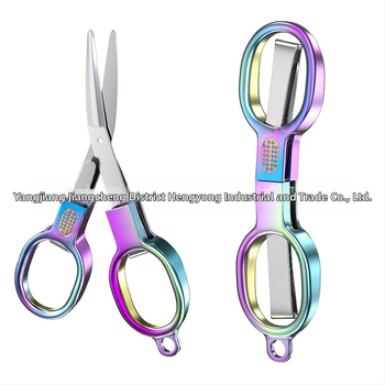 Foarfecă pliabilă cu strat titan, pentru pescuit, pentru fire de pescuit, grosime 1.0