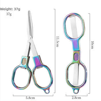 Πτυσσόμενα ψαρευτικά ψαλίδια με επίχρισμα τιτανίου, για γραμμές ψαρέματος, πάχος 1.0