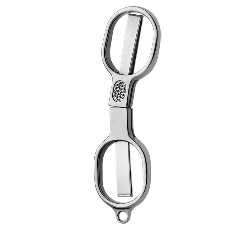 Foarfecă pliabilă cu strat titan, pentru pescuit, pentru fire de pescuit, grosime 1.0