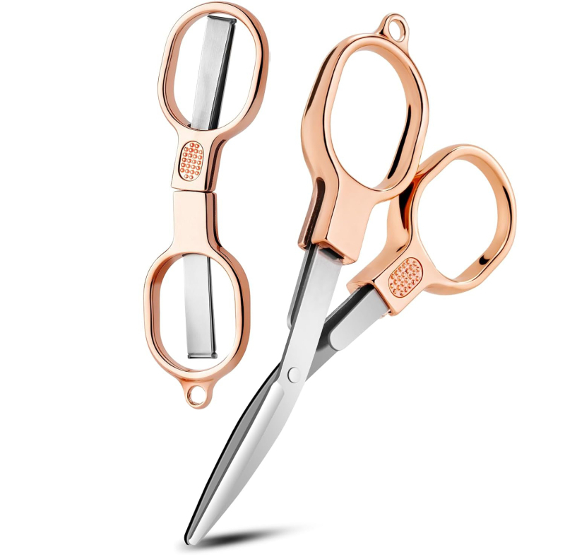 Foarfecă pliabilă cu strat titan, pentru pescuit, pentru fire de pescuit, grosime 1.0