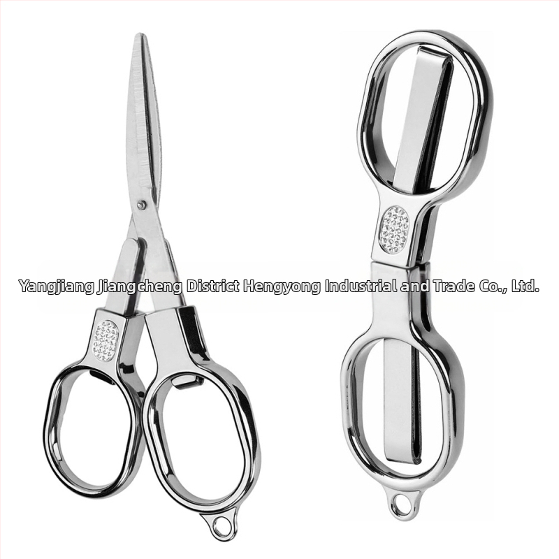 Foarfecă pliabilă cu strat titan, pentru pescuit, pentru fire de pescuit, grosime 1.0