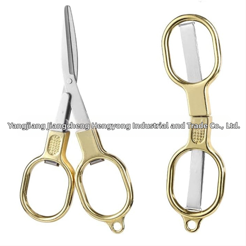 Foarfecă pliabilă cu strat titan, pentru pescuit, pentru fire de pescuit, grosime 1.0