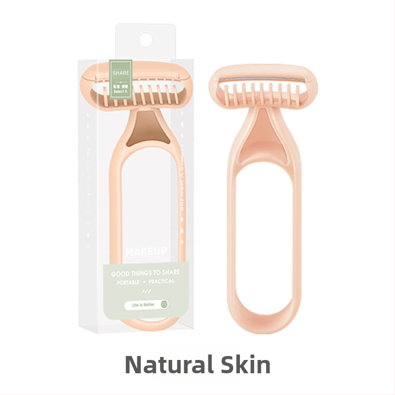 Uzacu griešanas nazis, manuālais skūšanas rīks ar importētu asmeni, korpuss no ABS un nerūsējošā tērauda