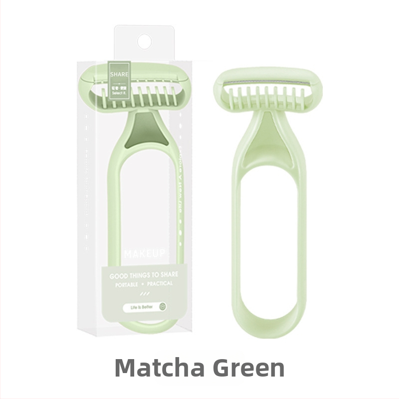 Uzacu griešanas nazis, manuālais skūšanas rīks ar importētu asmeni, korpuss no ABS un nerūsējošā tērauda