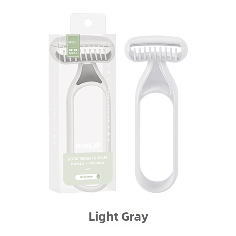 Uzacu griešanas nazis, manuālais skūšanas rīks ar importētu asmeni, korpuss no ABS un nerūsējošā tērauda